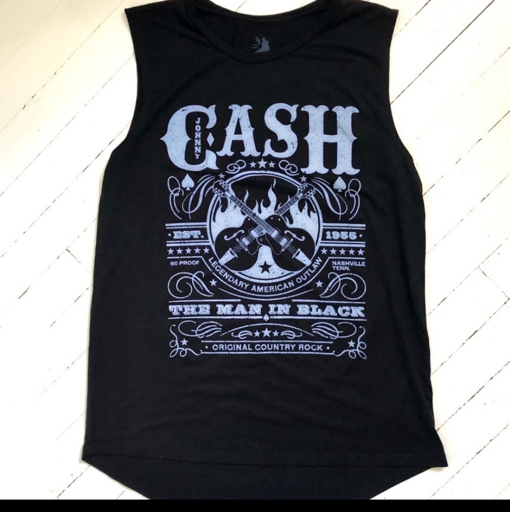 Zion Rootswear Johnny Cash Graphic Tank Top